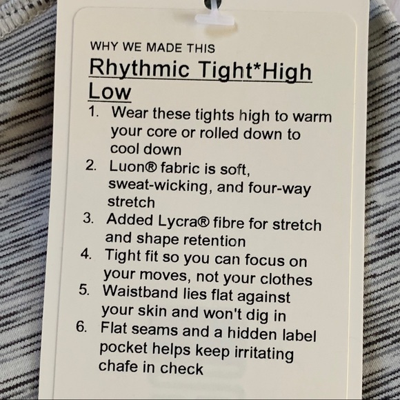 Ivivva by lululemon rhythmic tight high low space - Picture 2 of 3